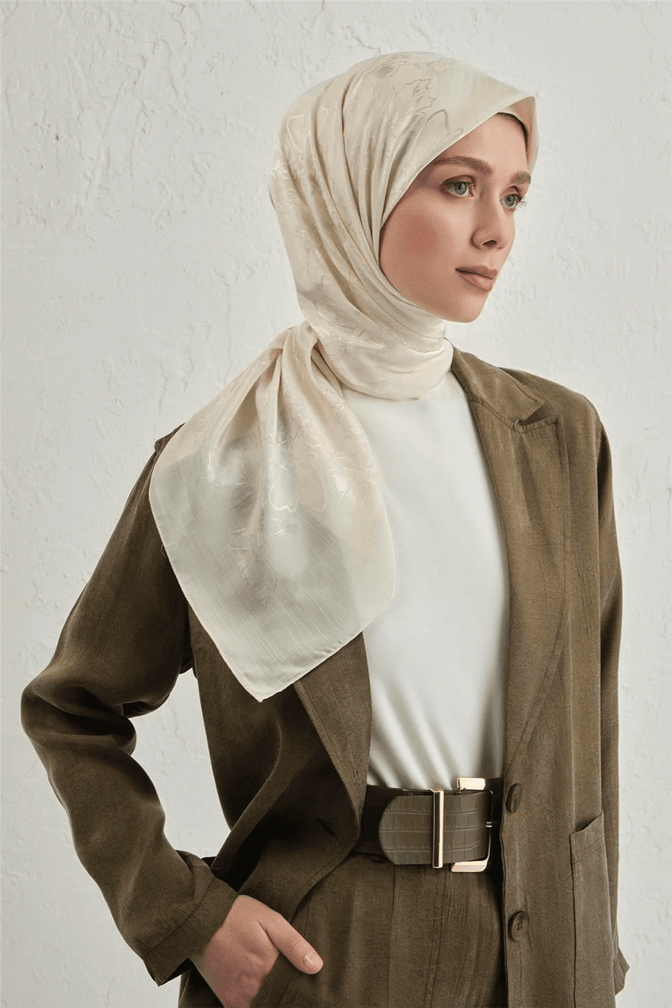 Armine Floş Pamuk Eşarp 2