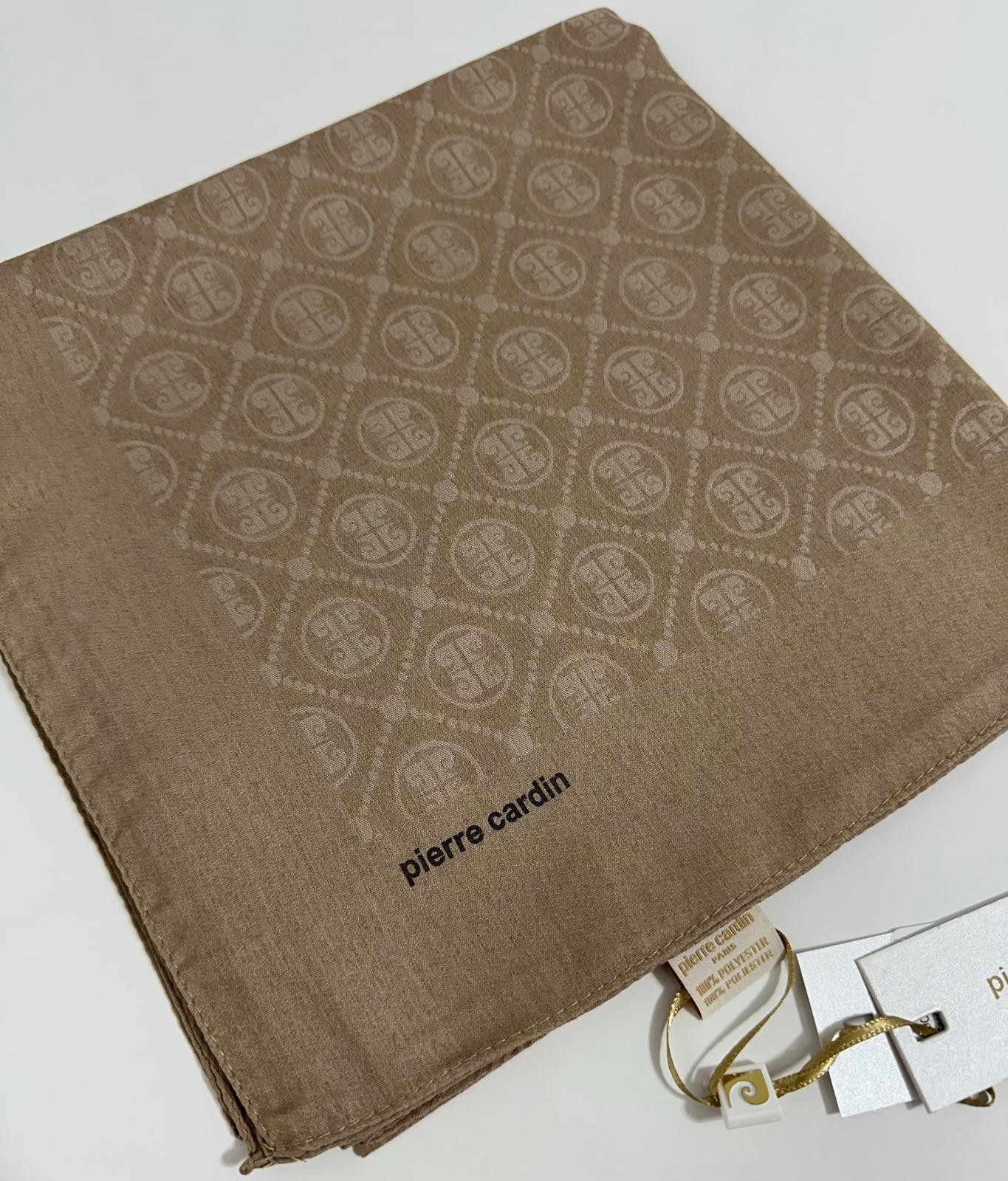 Pierre Cardin Elegans Monogram Eşarp - 1090750 -983 Sütlü Kahve