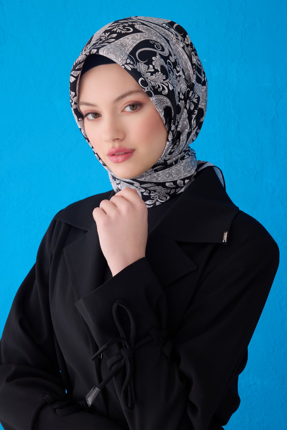 Belli Saf İpek Eşarp 4101D (Twill İpek)-3983