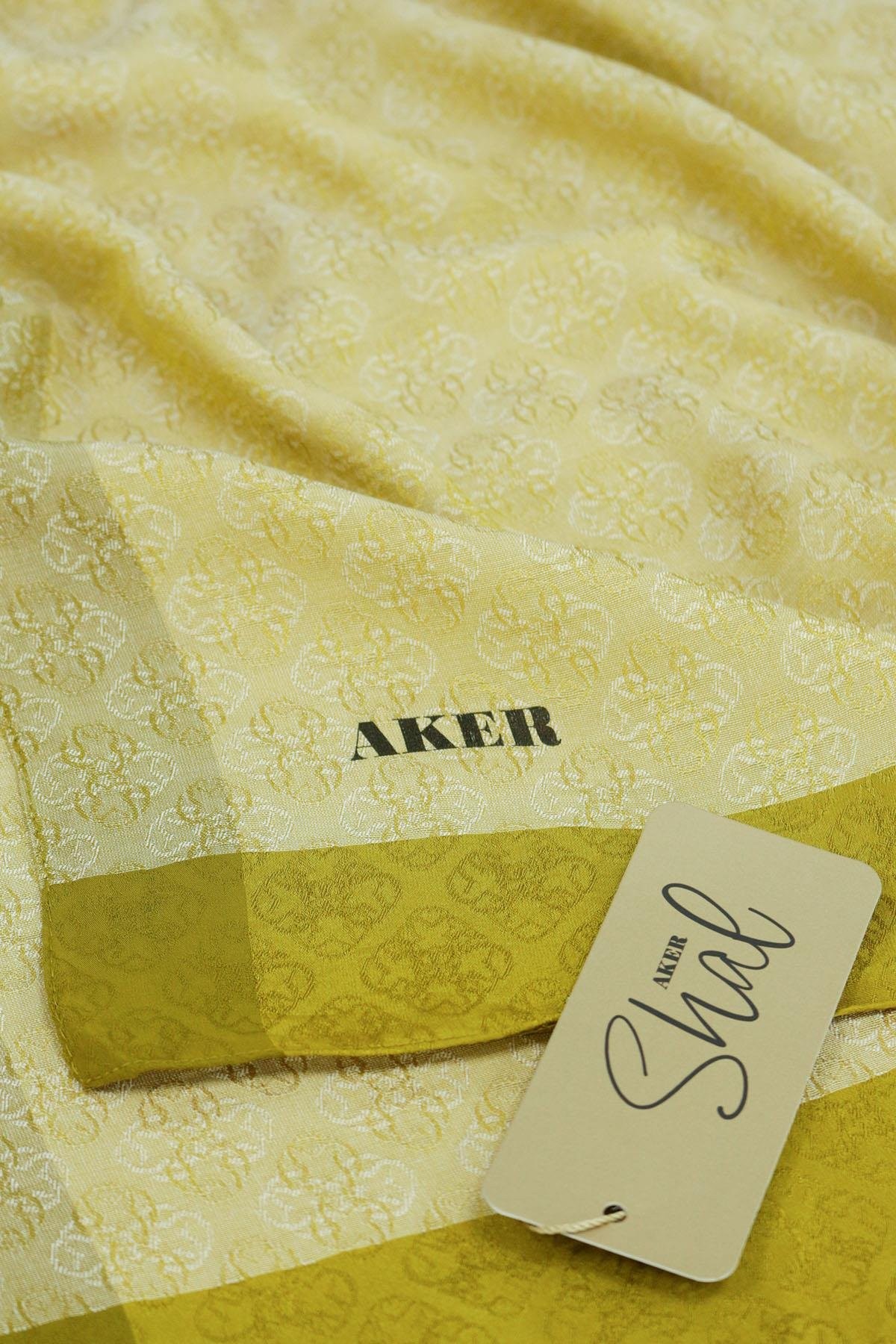 Aker Monogram Jakar Şal - %50 Viskon %50 Polyester - 6060900-04