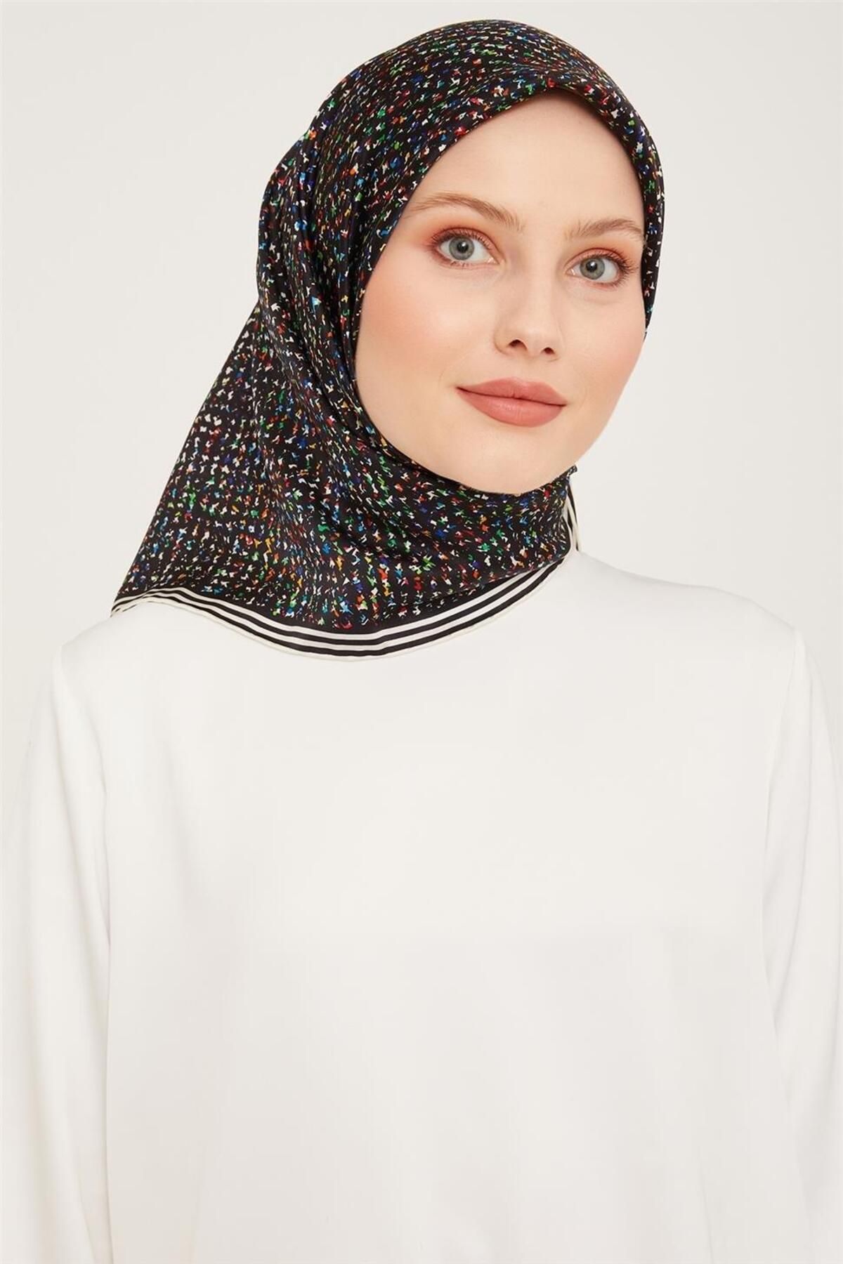 Armine İpek Saten (SURA) Eşarp 9013d E23ka9013d01-09