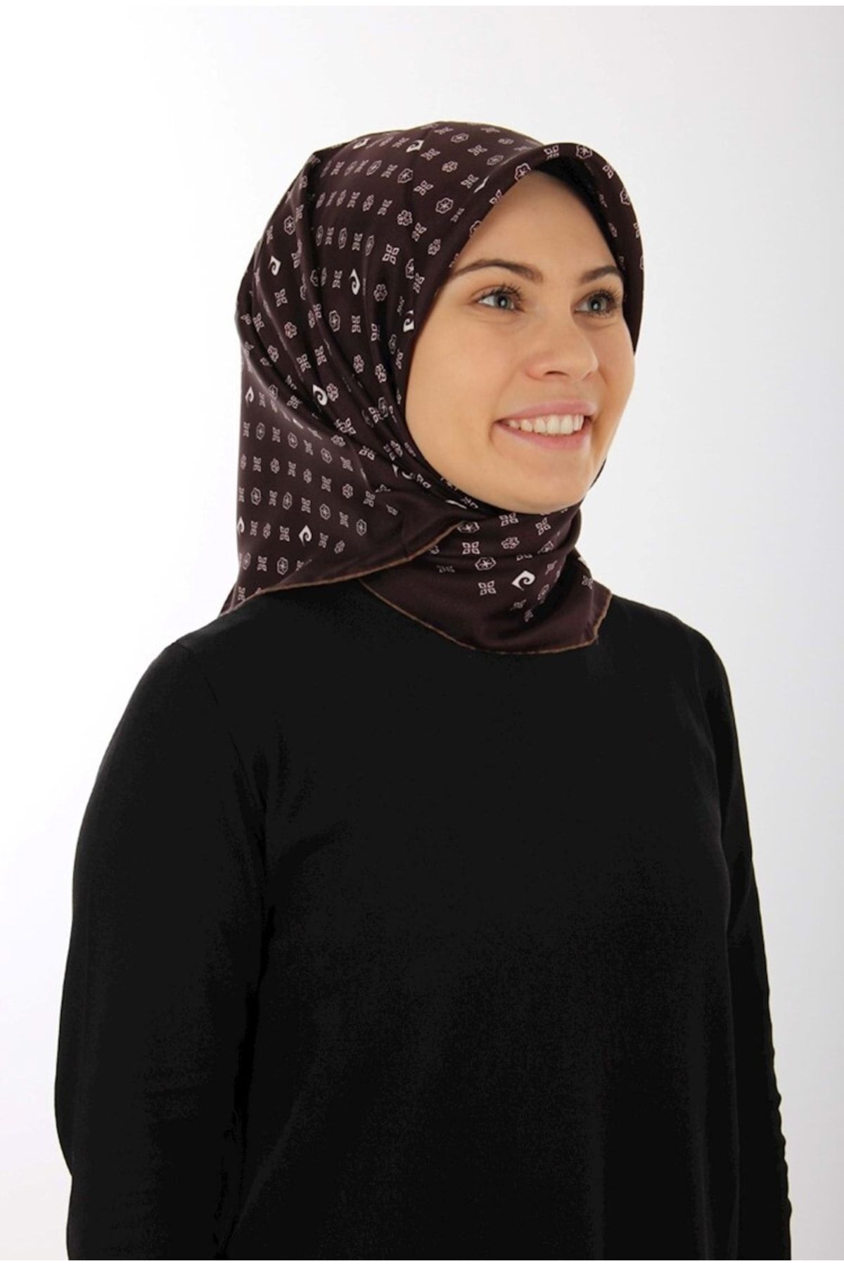 Pierre Cardin Twill İpek Eşarp 4839230 - 331 - Kahverengi