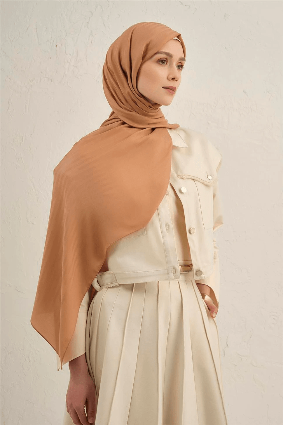 Armine Lyocell Viscon Stripes Desenli Şal 2
