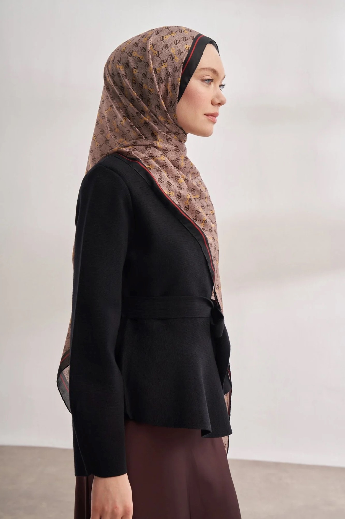 ARMANDA İTHAL VUAL MONOGRAM DESEN ŞAL -10151031