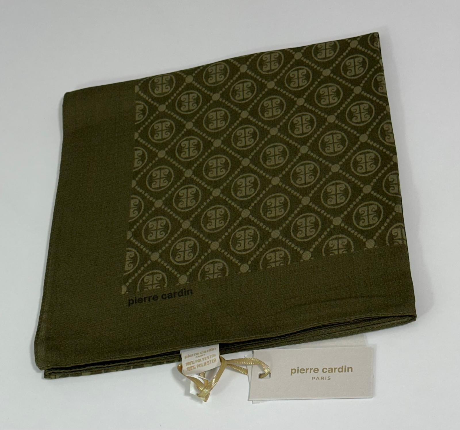 Pierre Cardin Elegans Monogram Eşarp - 1090750 -934 Kına Yeşili