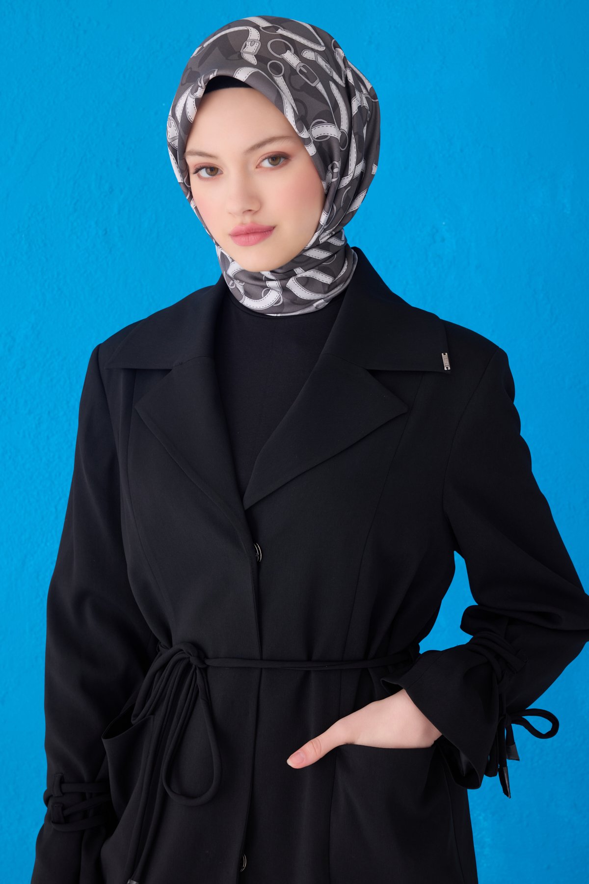Belli Saf İpek Eşarp 4125D (Twill İpek)
