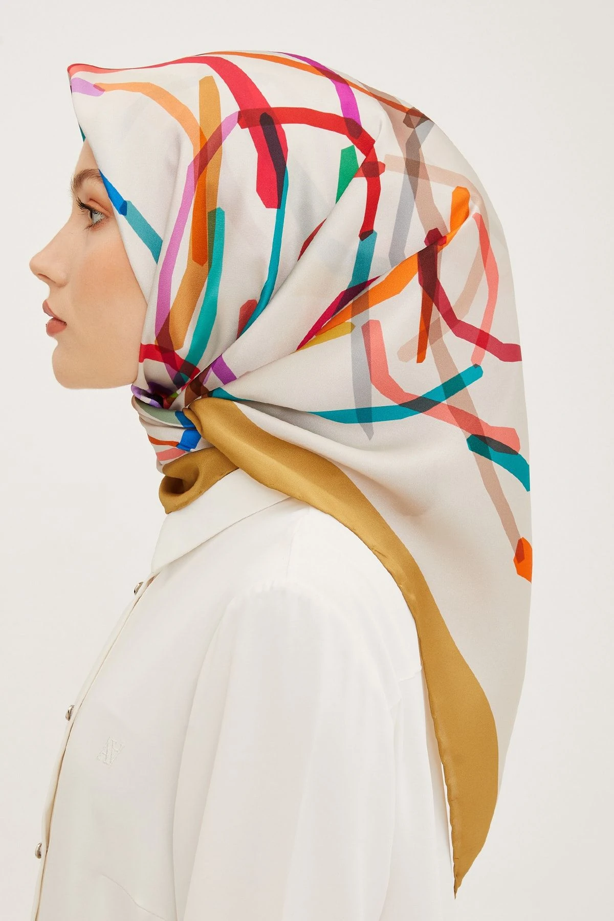 Armine 90 X 90 İpek Eşarp 8902d (sura)