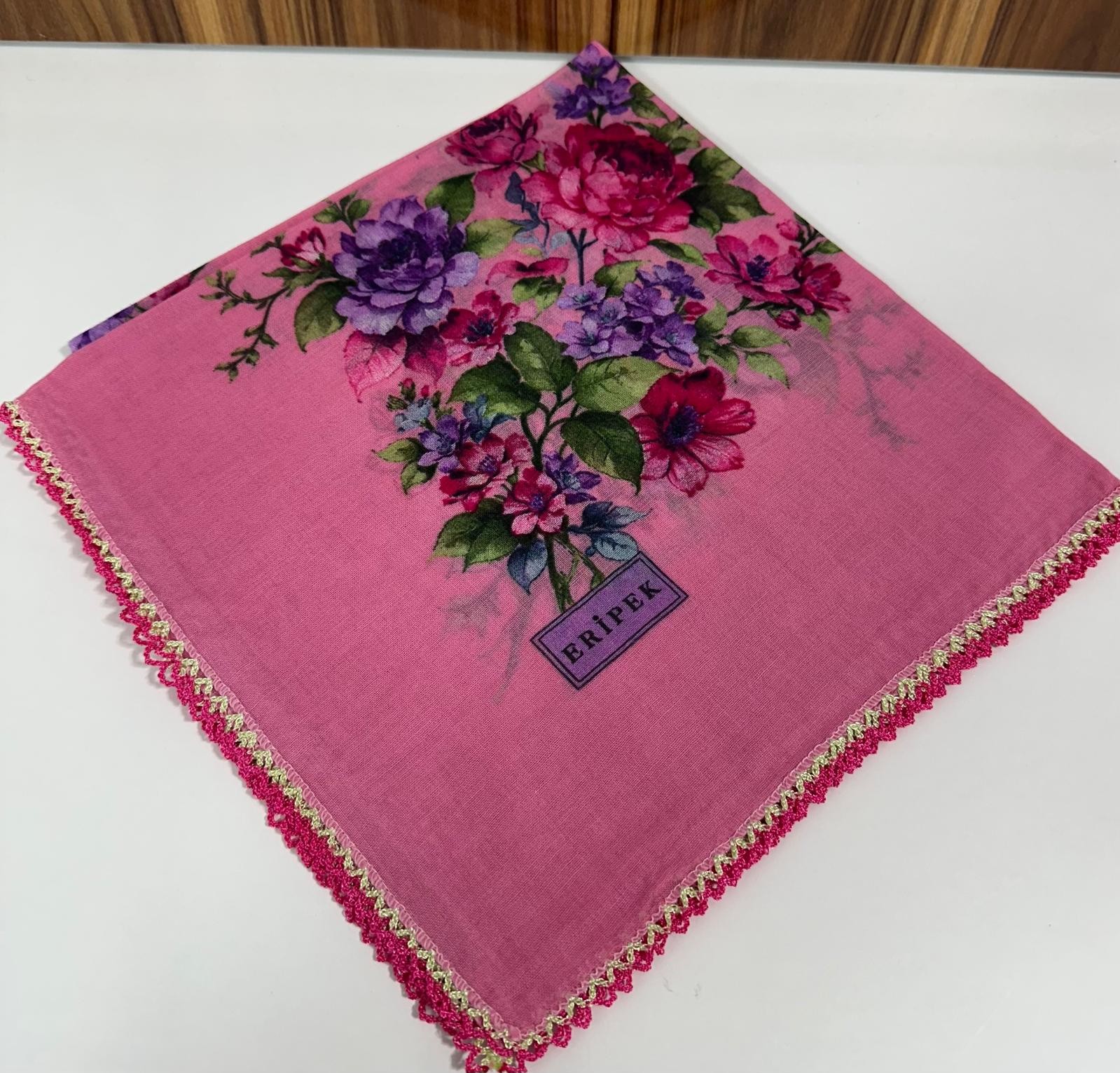 Eripek Oyalı Pamuk Tülbent- 05098