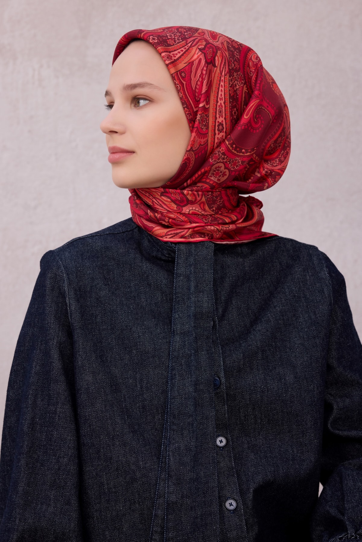 Belli İpek Twill Eşarp 4202D01