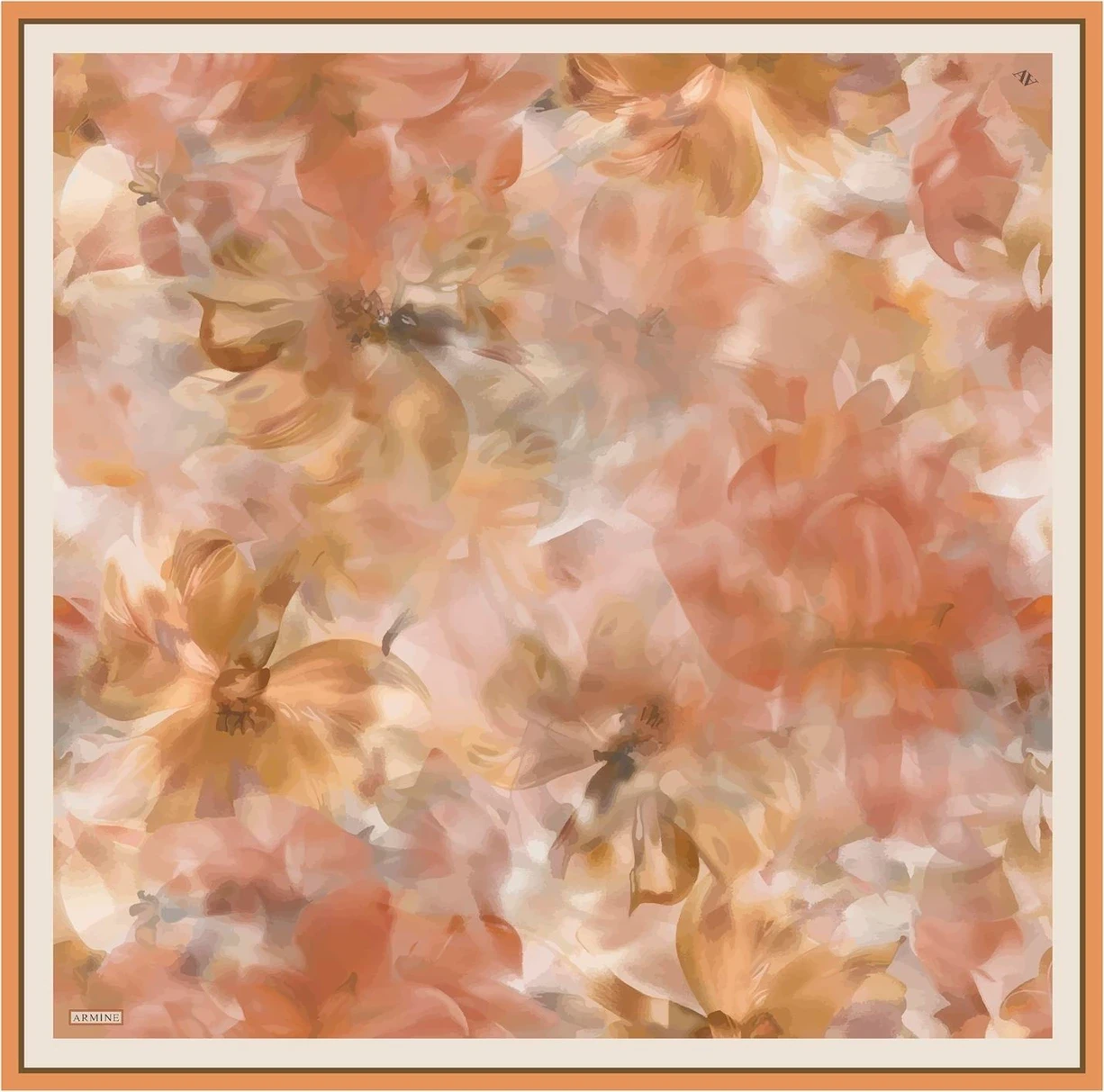 ARMİNE 2025 İLKBAHAR - YAZ - DJ SAF İPEK EŞARP ( SURA)-9310