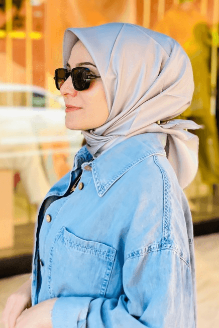Belli Düz Fon İpek Twill Eşarp 4053