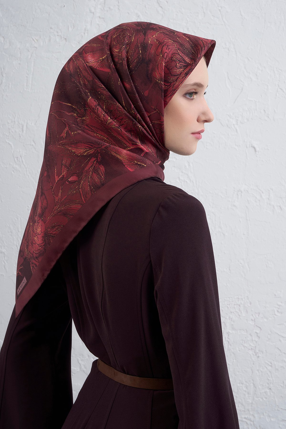 Armine Sura İpek Eşarp -2025/2026 -9409
