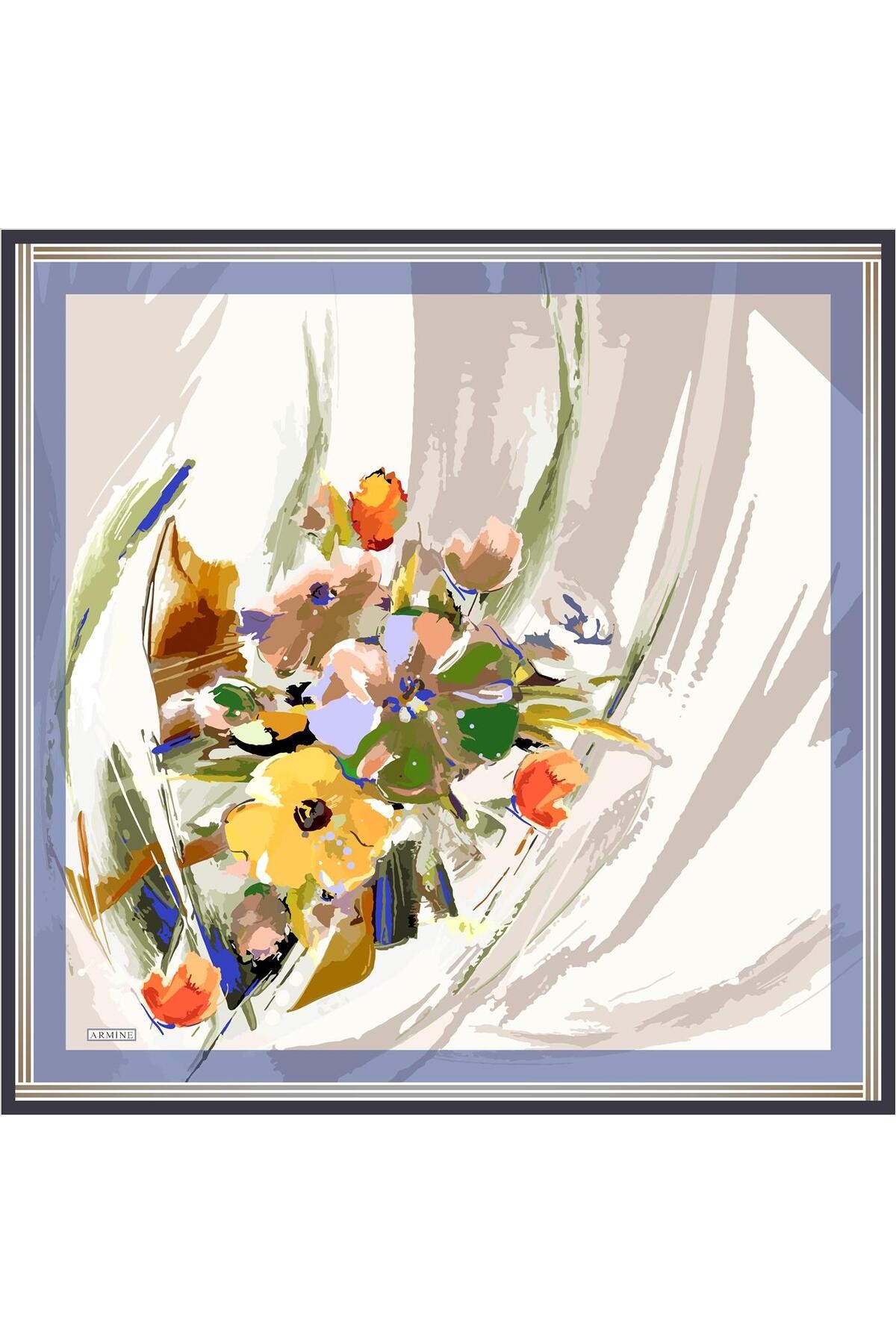 Armine 900x90 Ipek Eşarp 8713d (sura) (nostalji)