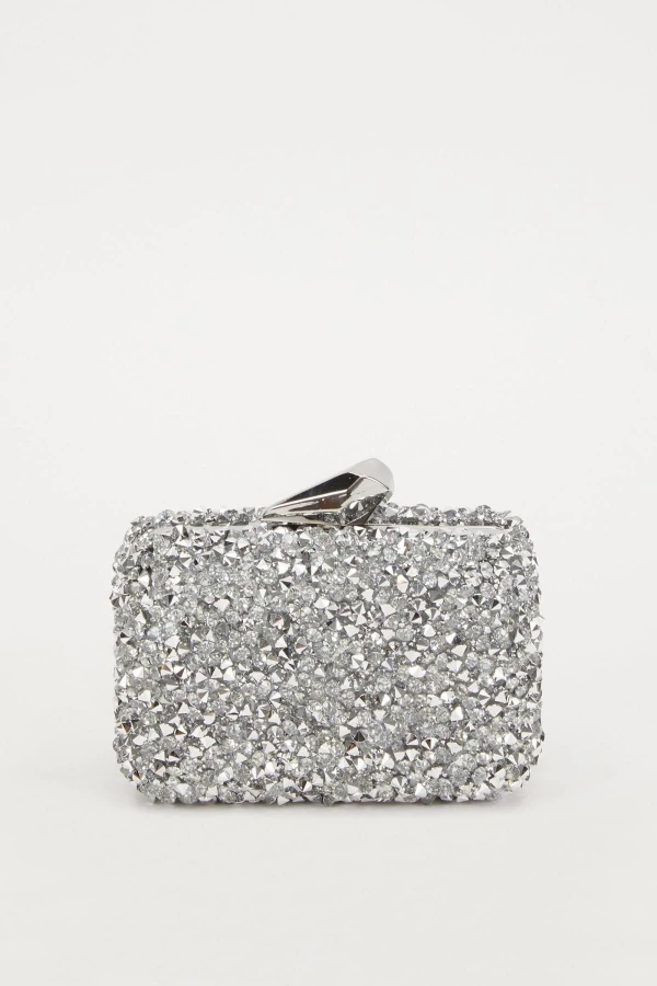 Levidor ​​​Kare Taşlı Abiye El Çantası 930190