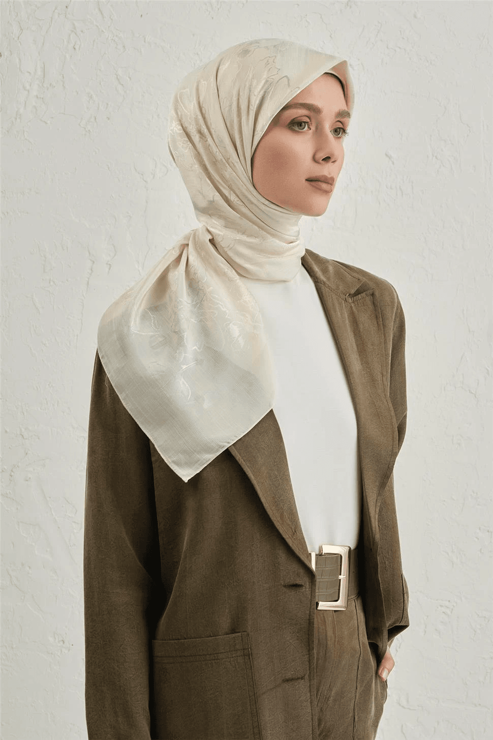 Armine Floş Pamuk Eşarp 1