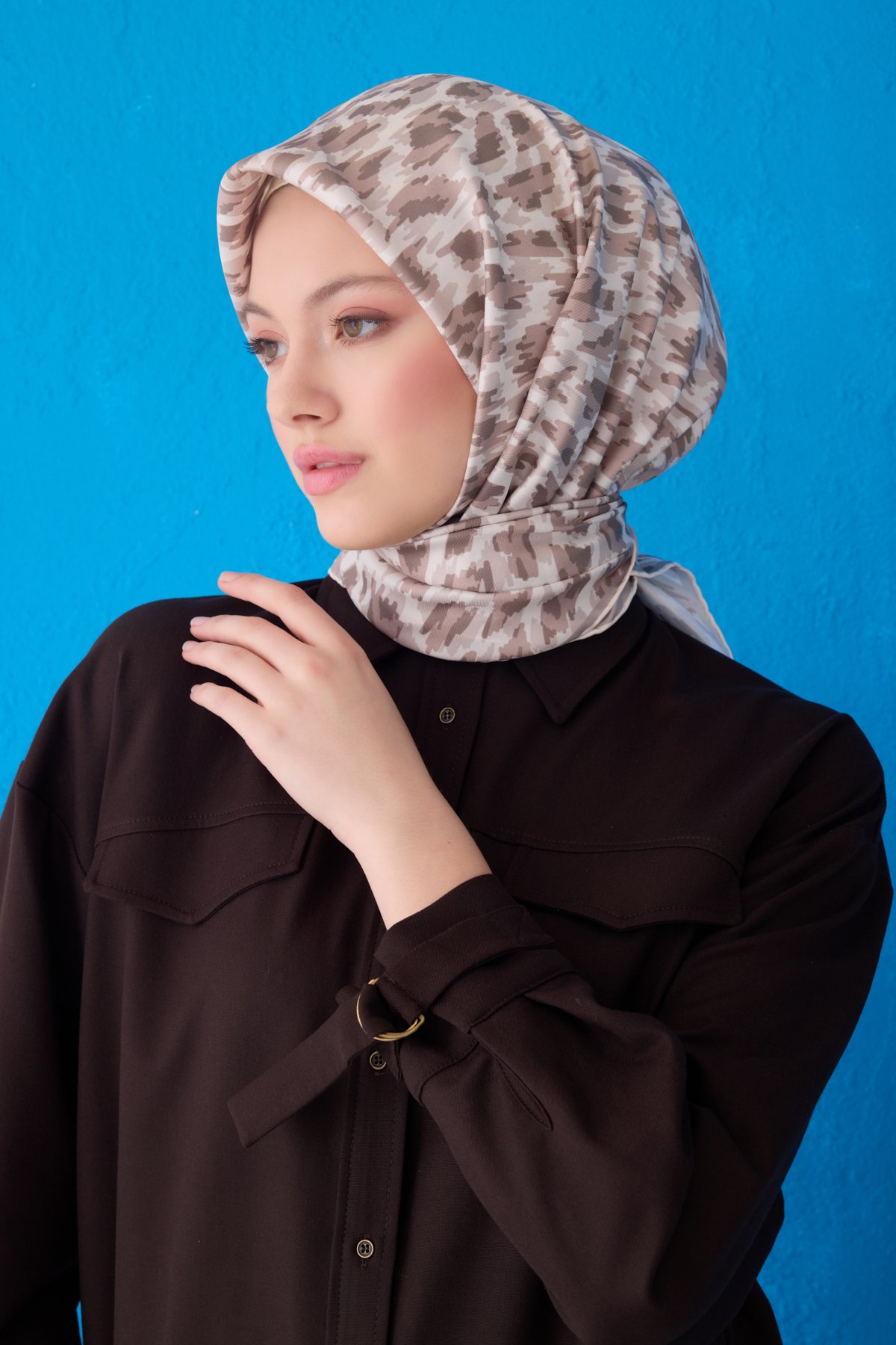 Belli Saf İpek Eşarp 4103D (Twill İpek)
