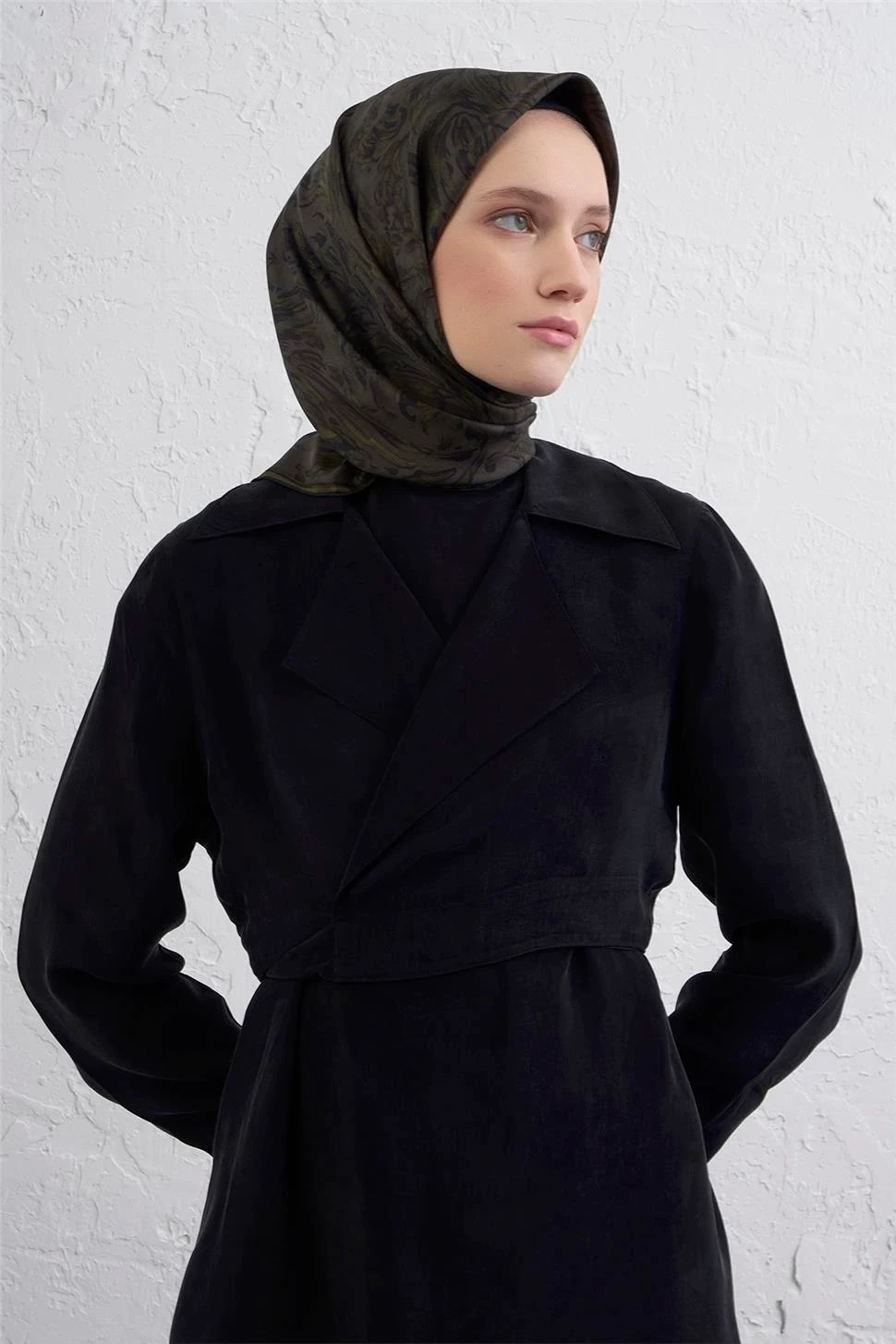 Armine Soyut DesenTwill İpek Eşarp -2025/2026 -9431D