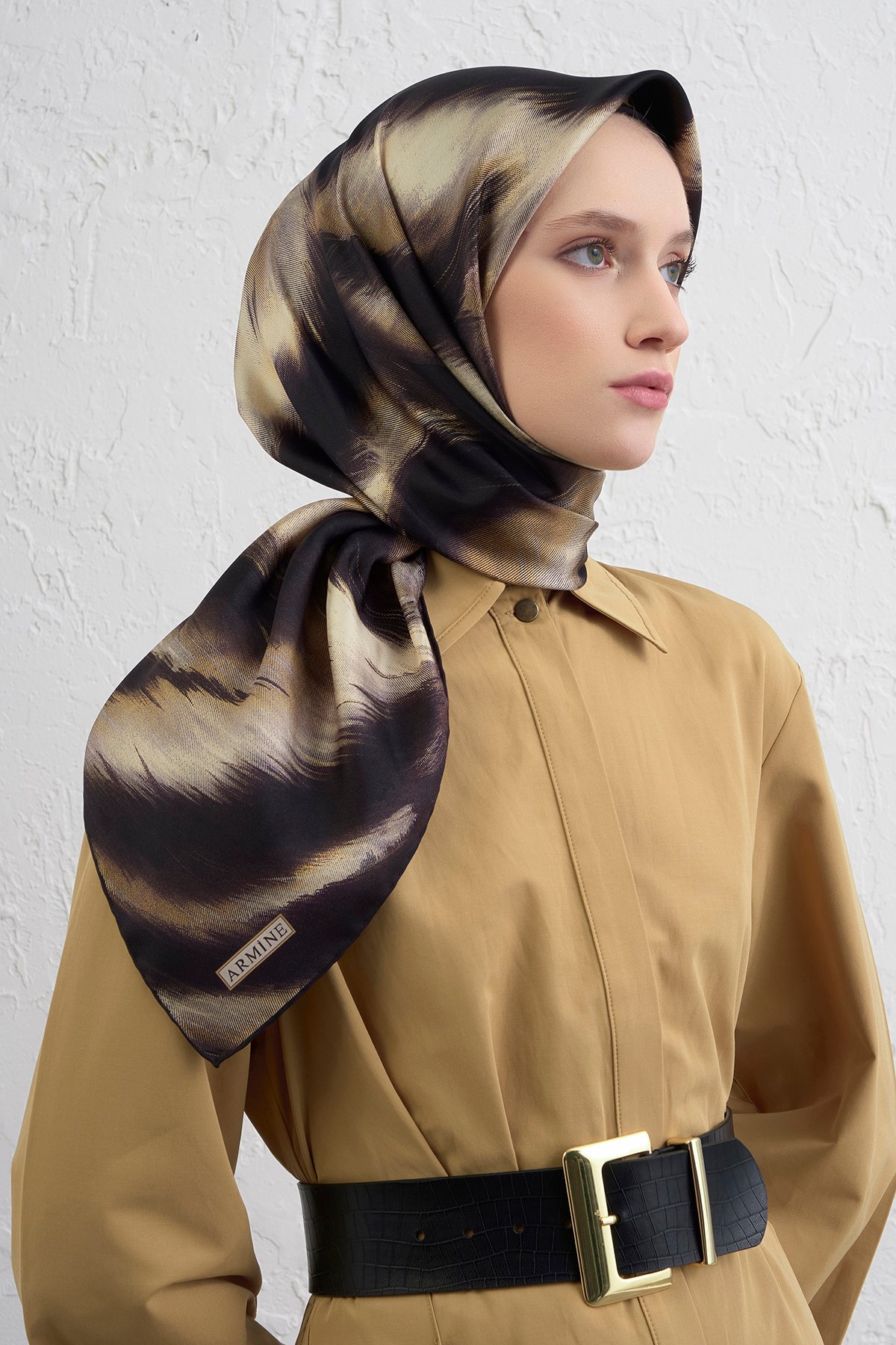 Armine Sura İpek Eşarp -2025/2026 -9432D 02