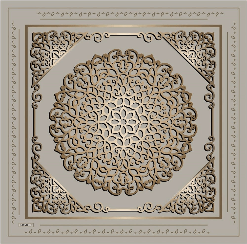 ARMİNE İPEK EŞARP 8650D (SURA) (NOSTALJİ)