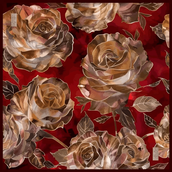 LA BOUTIQUE GÜZ | YAZ SERİNLİĞİ EŞARP 90 x 90 - 2258