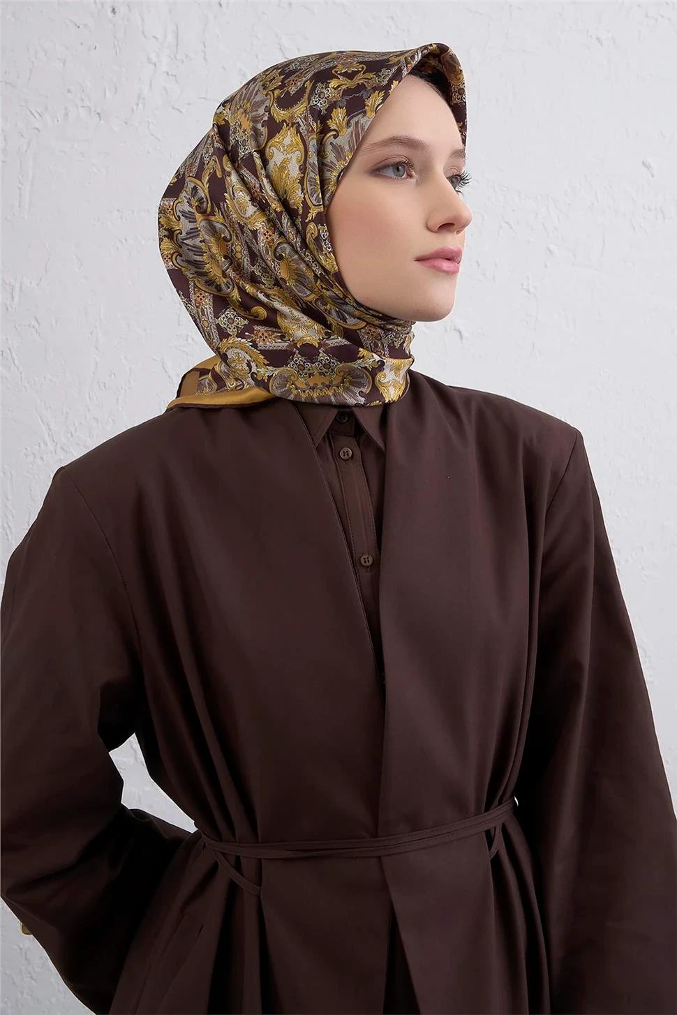 Armine Sura İpek Eşarp -2025/2026 -9416