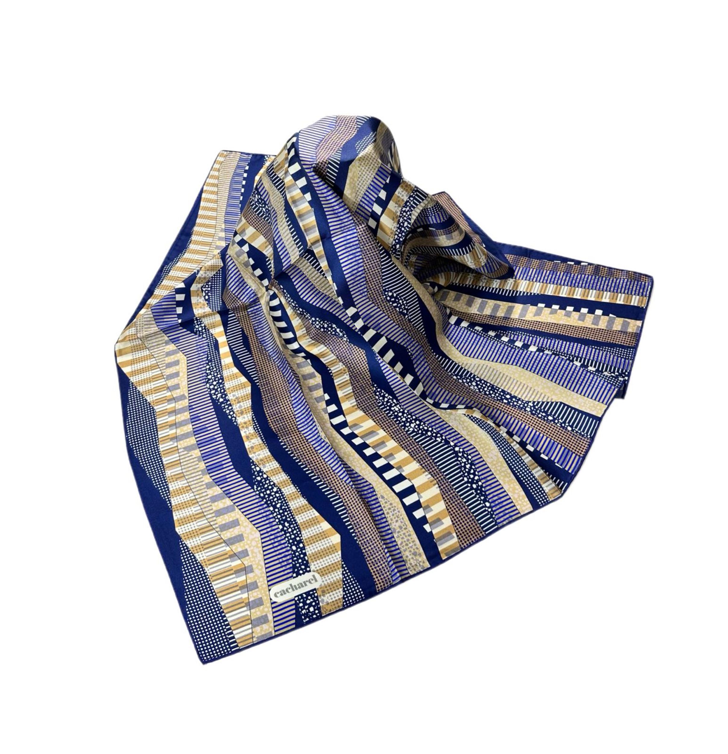 Cacharel 90*90 Twill Eşarp (02183)
