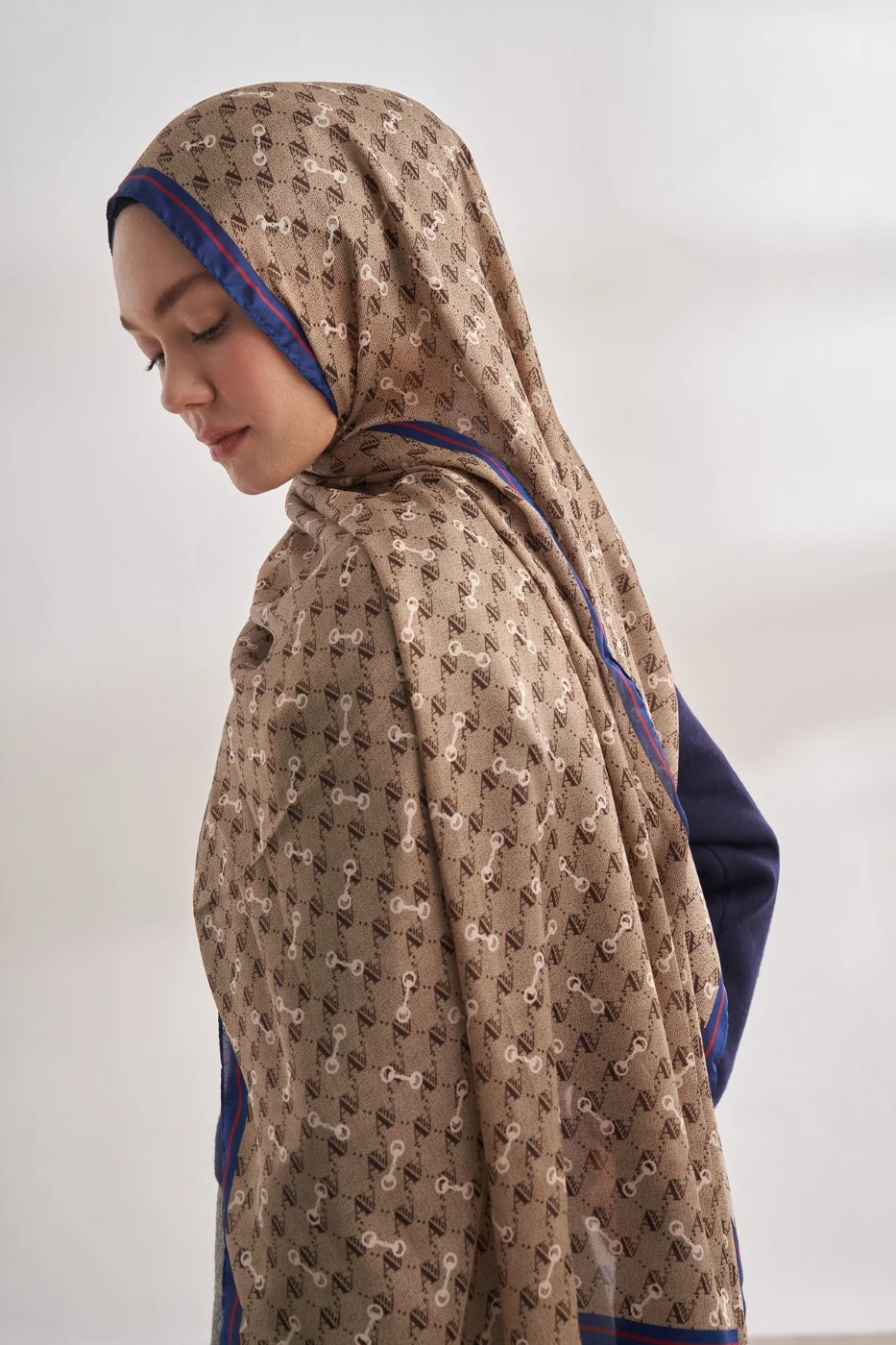 ARMANDA İTHAL VUAL MONOGRAM DESEN ŞAL -10151031