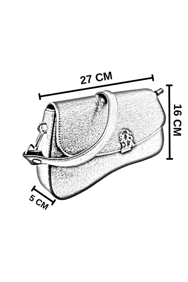 Sosela Bayan Çarpraz Askılı Çanta 67-7118 Siyah