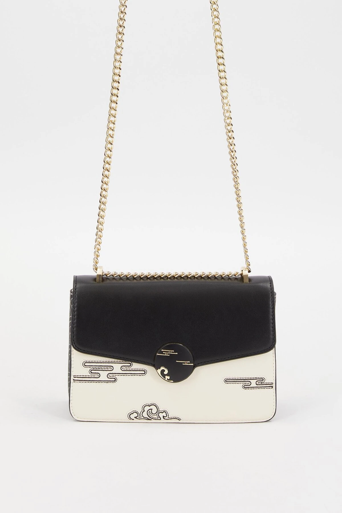 Levidor Siyah Kabartma Desen Omuz Çantası-930250