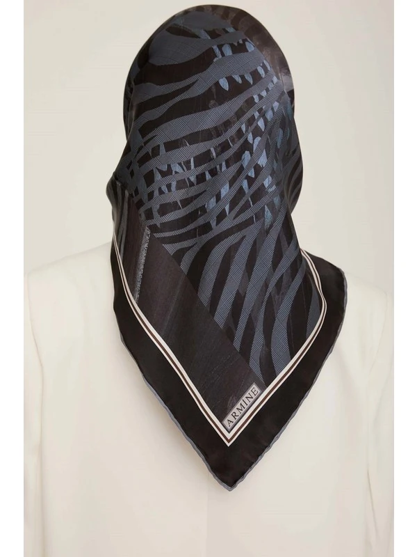 Armine Dj Saf İpek Eşarp (Nostalji Sura) 8837D-52