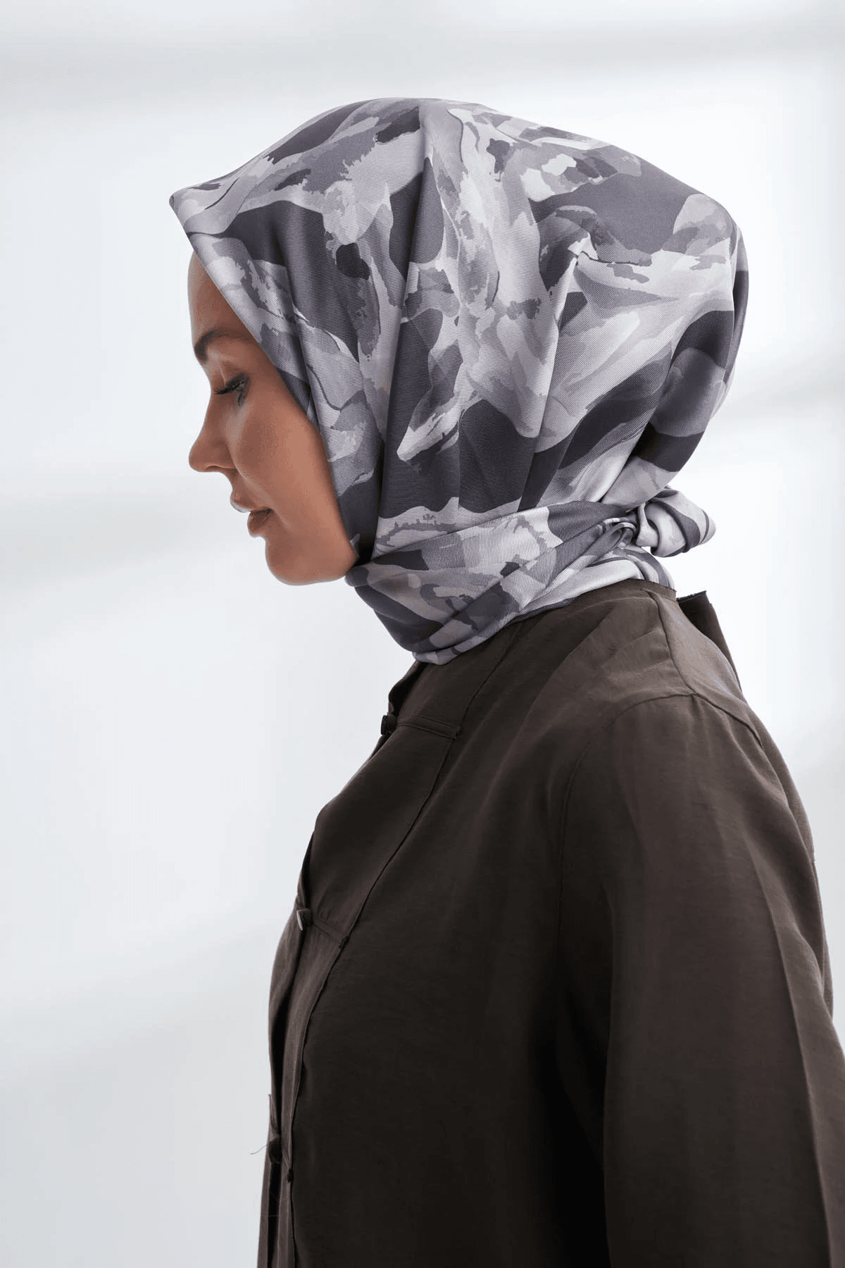 ARMANDA CRAYON DESEN TWILL İPEK EŞARP - 4305-134