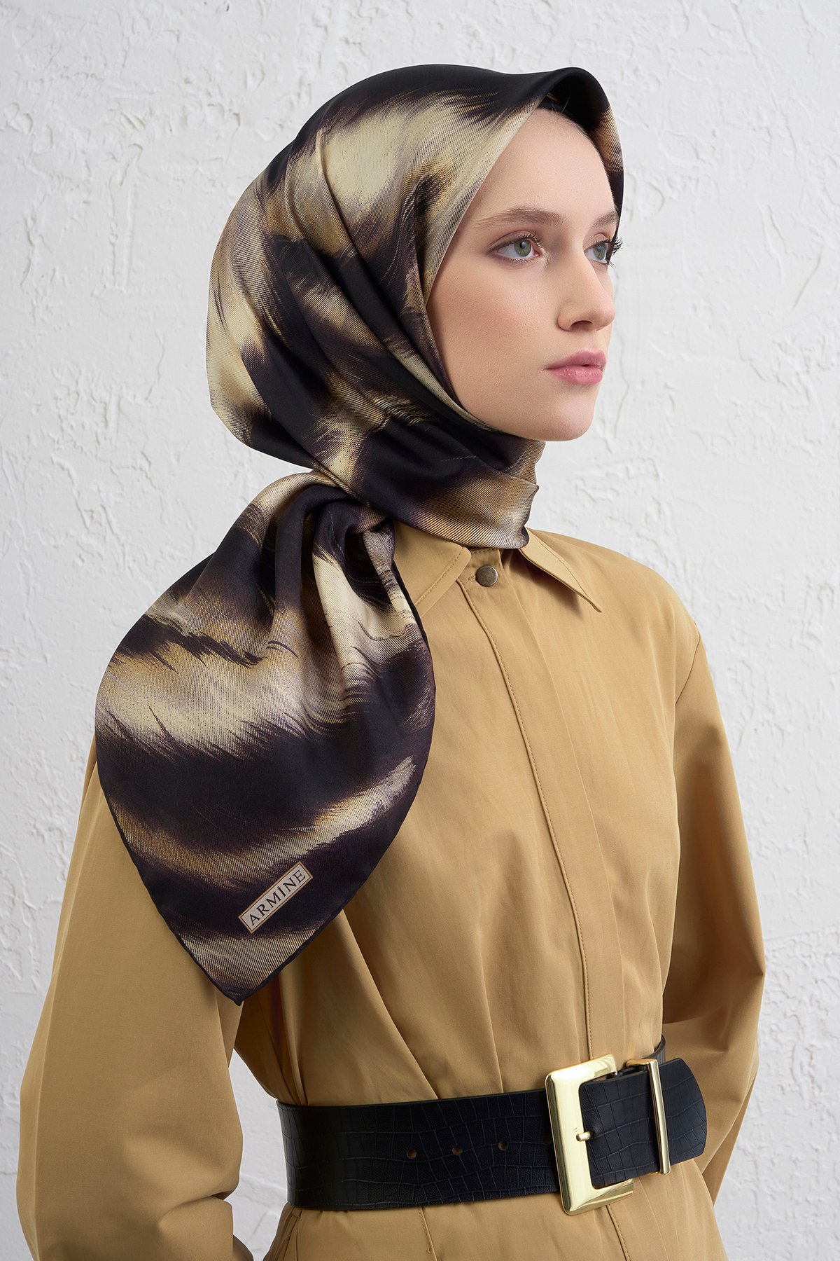 Armine Sura İpek Eşarp -2025/2026 -9432D 02