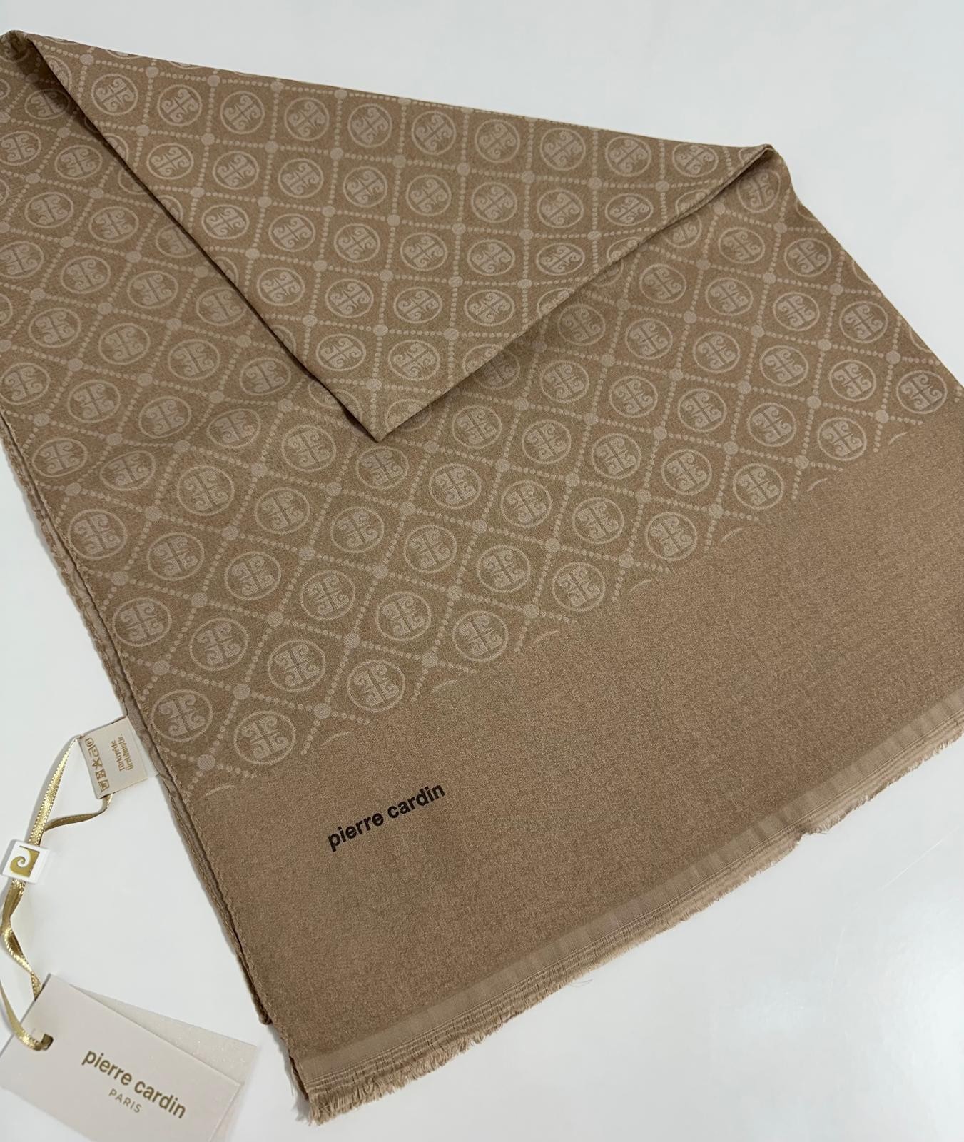 Pierre Cardin Elegans Monogram Şal-75 X 190-090700-981 Gold