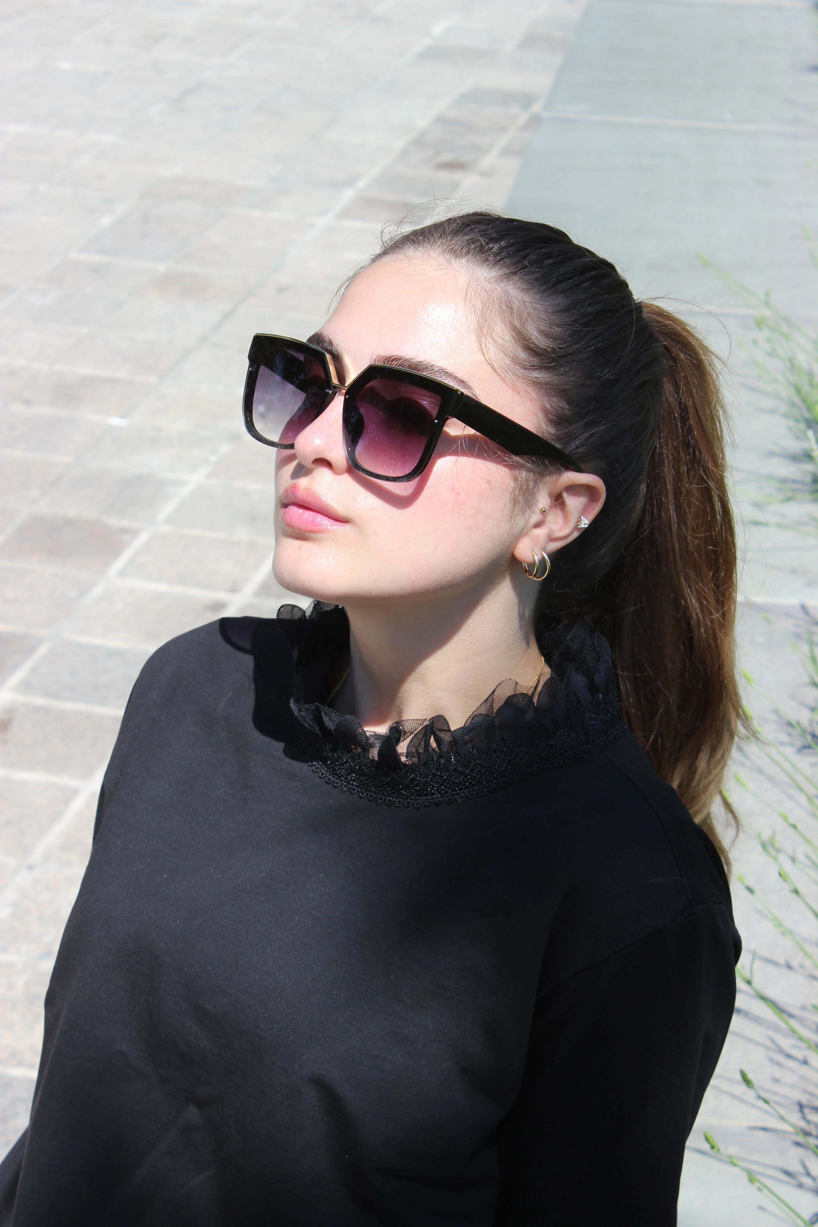 Madame Siyah Güneş Gözlüğü