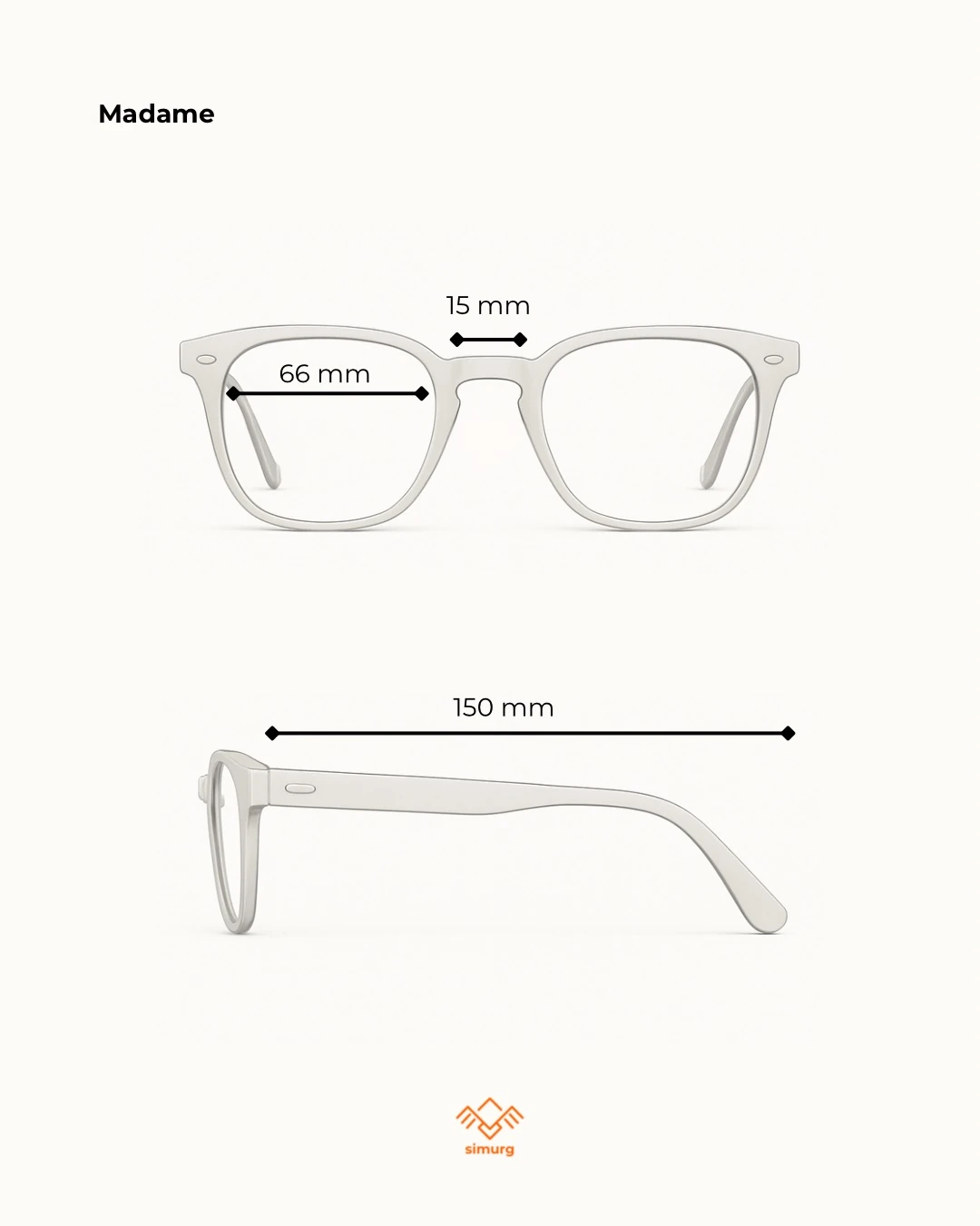 Madame Siyah Güneş Gözlüğü