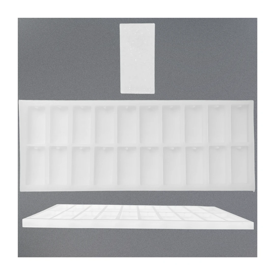 Epoksi 20'Li Dikdörtgen Anahtarlık Kalıbı