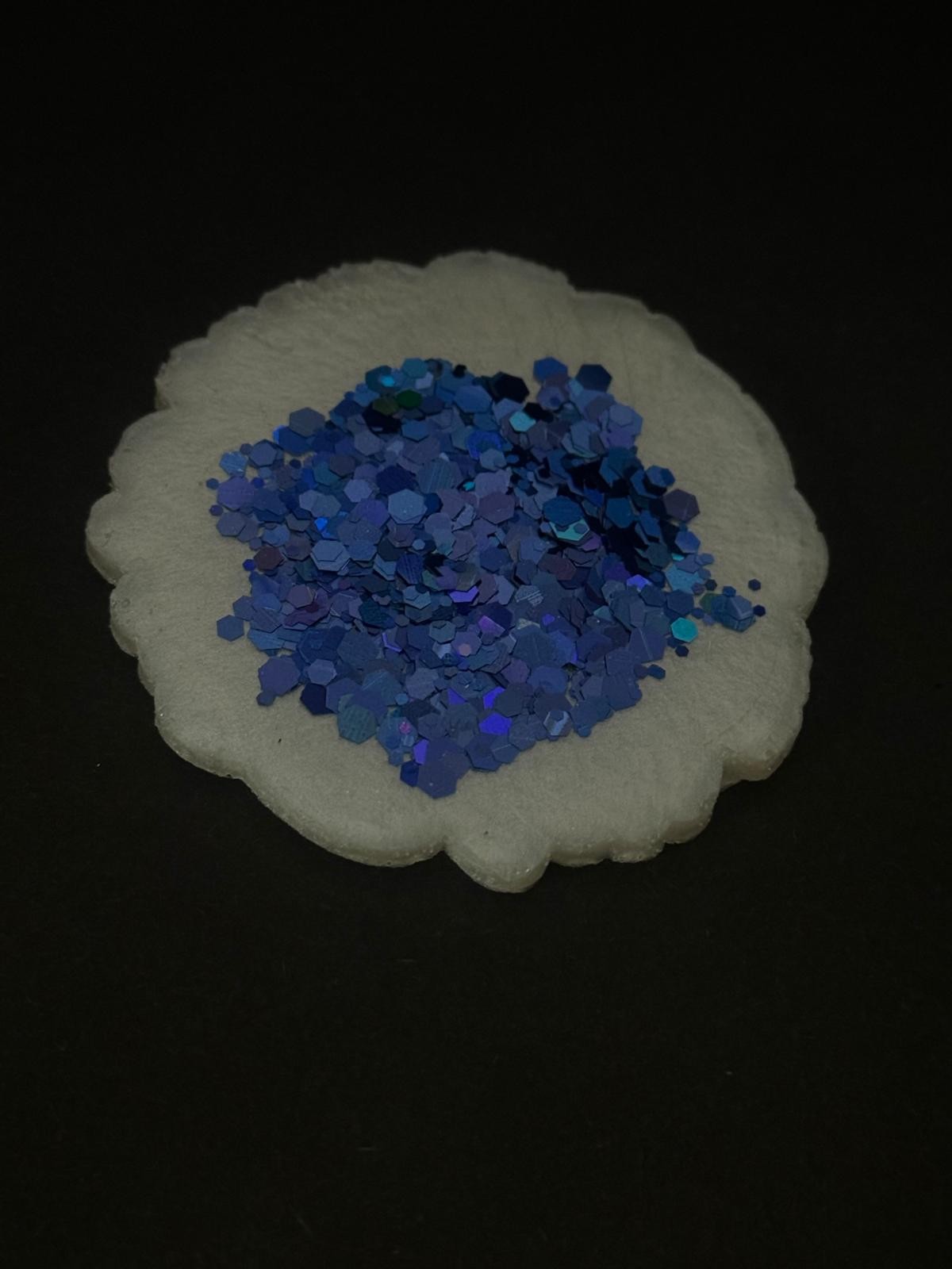Epoksi Süsleme Glitter Mavi Renk 5 Gram