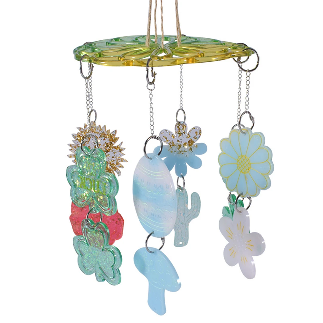 Epoksi Lamba Süsleme Avize Kalıbı Çiçek Modelleri Kalıbı Silikon