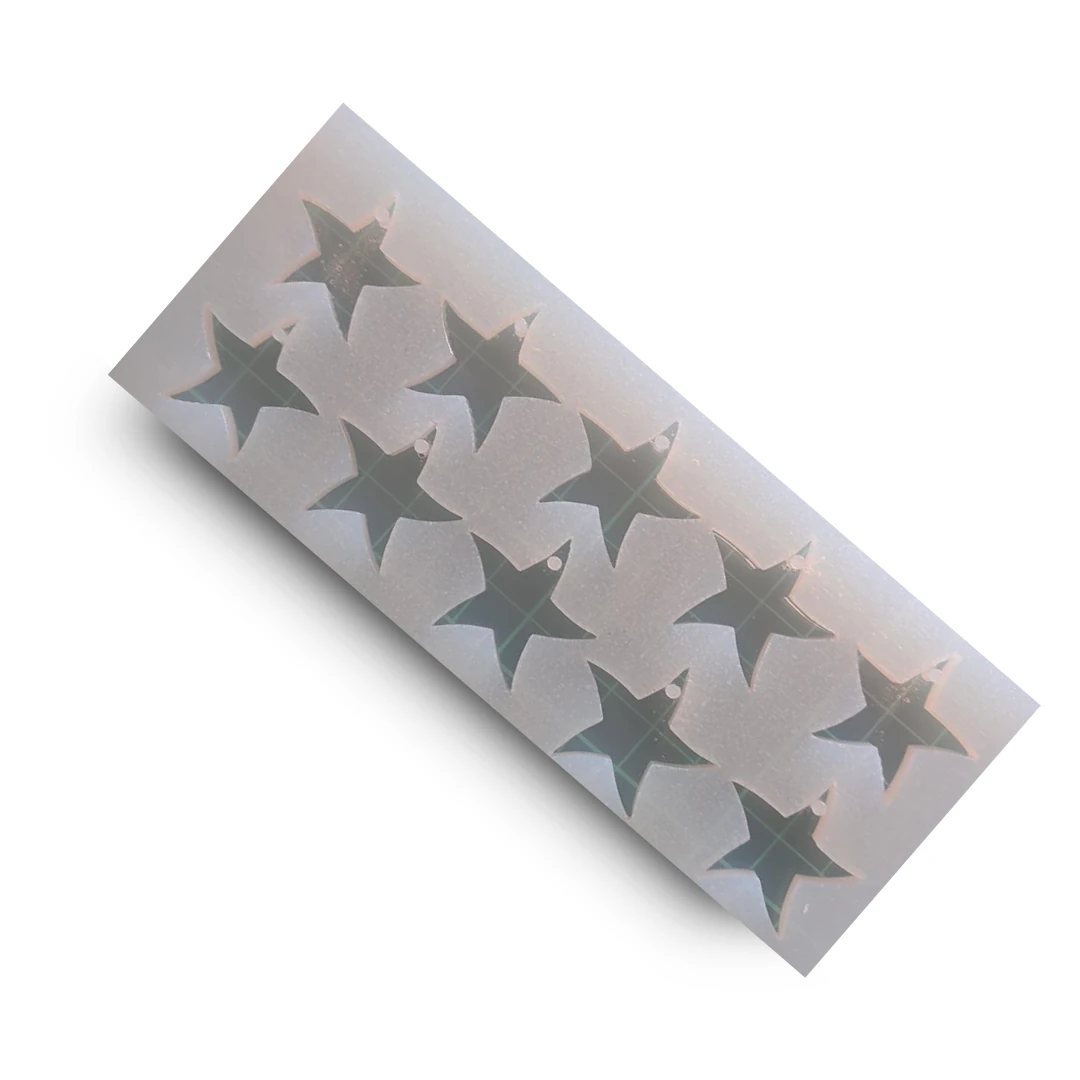 Epoksi Şekilli Yıldız Anahtarlık Silikon Kalıp