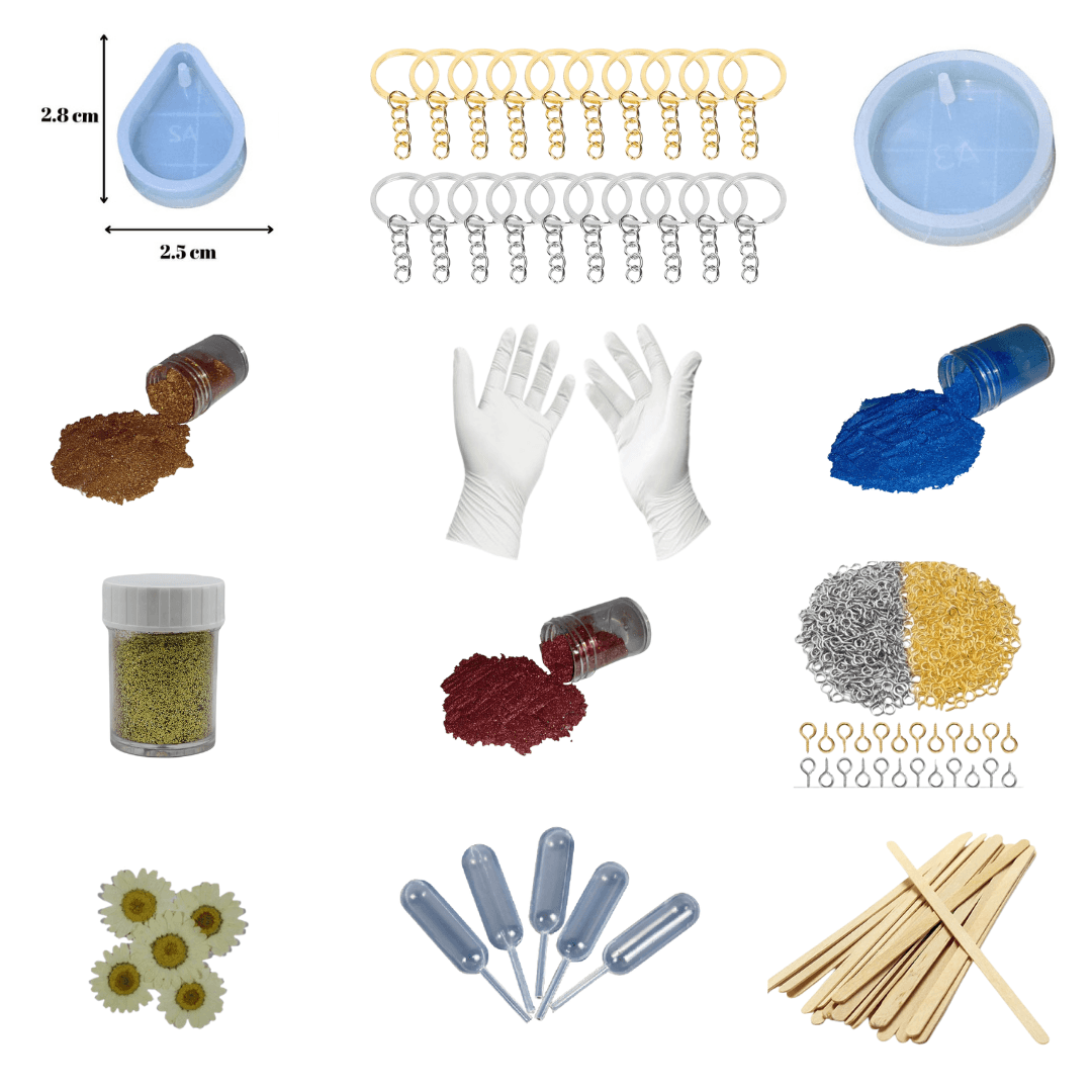 Epoksi Reçine Başlangıç Seti 146 Parça