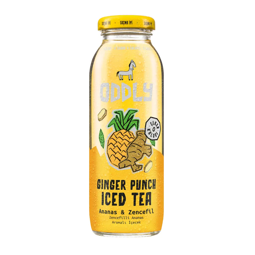 ODDLY GINGER PUNCH SOĞUK ÇAY CAM YEŞİLÇAY ANANAS ZENCEFİL - 0