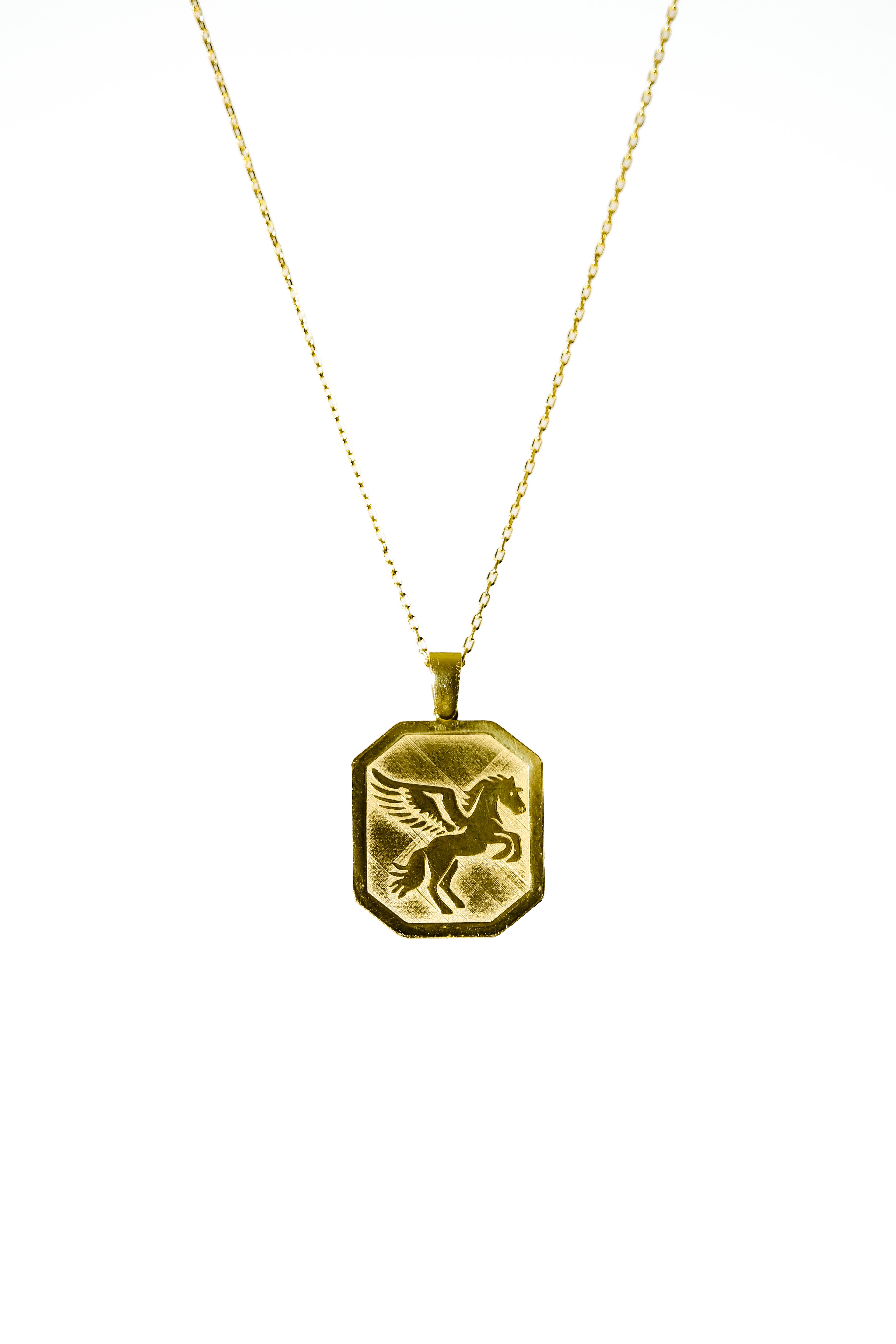 Atın Yükselişi Kolye - Gold