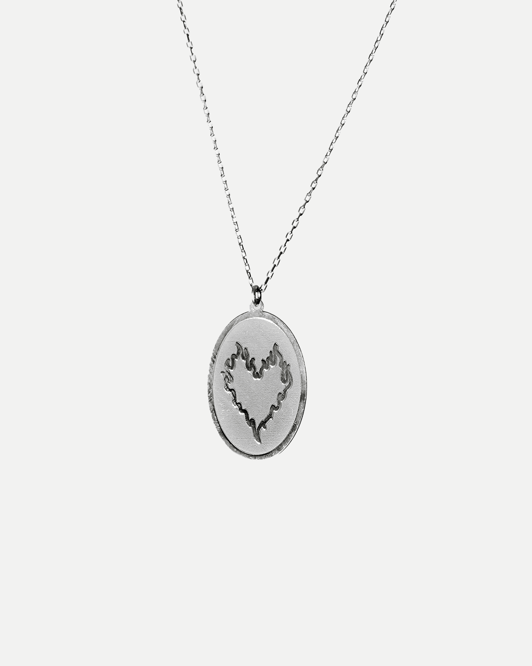 Kalp Frekansı Kolye - Silver