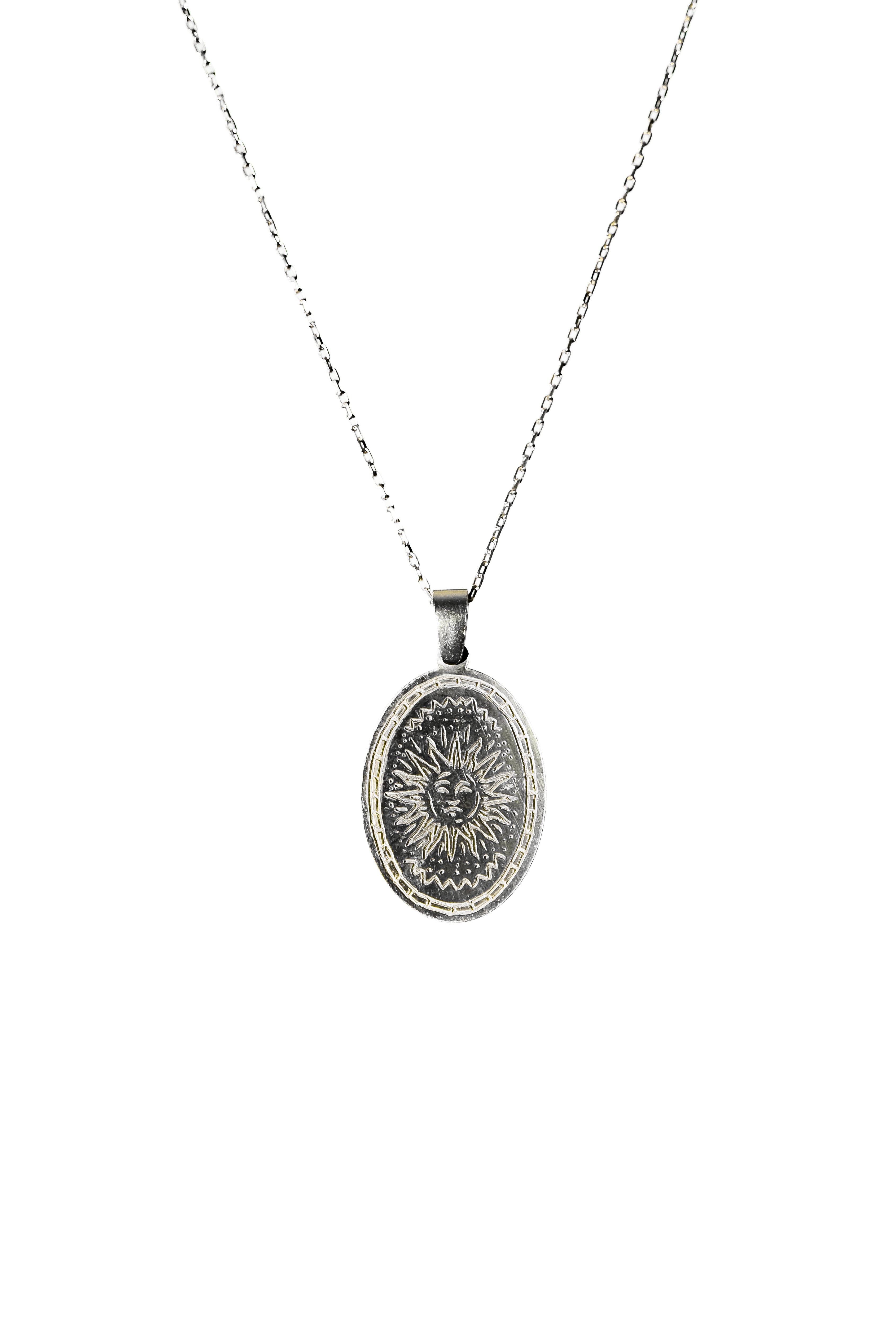 Güneş Tanrıçası Kolye - Silver