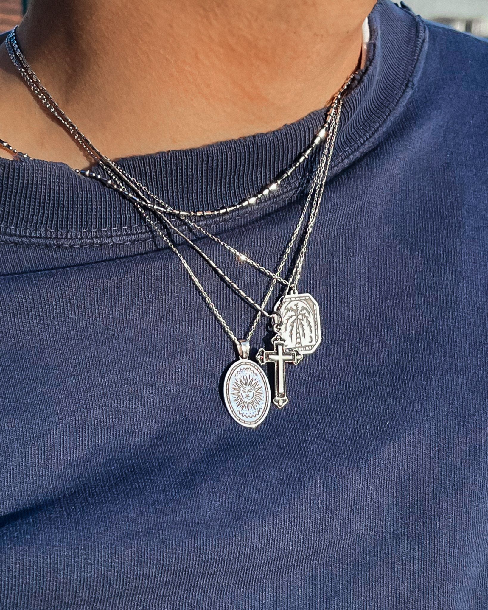 Güneş Tanrıçası Kolye - Silver
