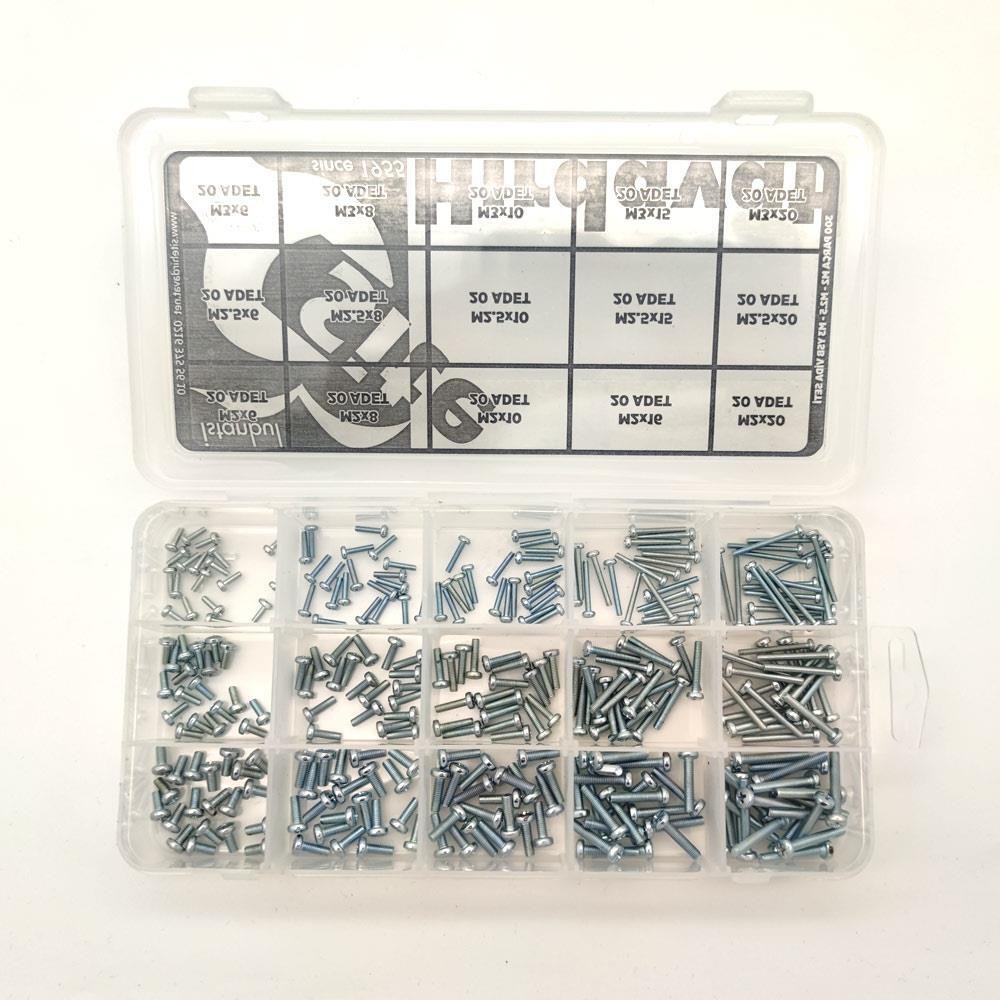 M2 M2.5 M3 YSB Vida Seti, 300 Parça, Hesaplı Paket