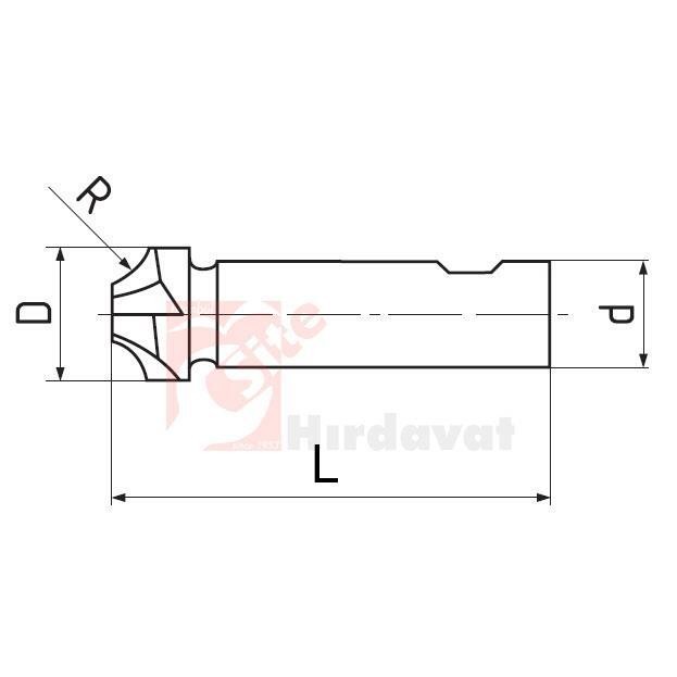 ZPS-FN Radyus Freze 12.5mm DIN 6518
