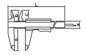Asimeto AS-341 Kumpas 0-200mm 0.02mm Ölçek