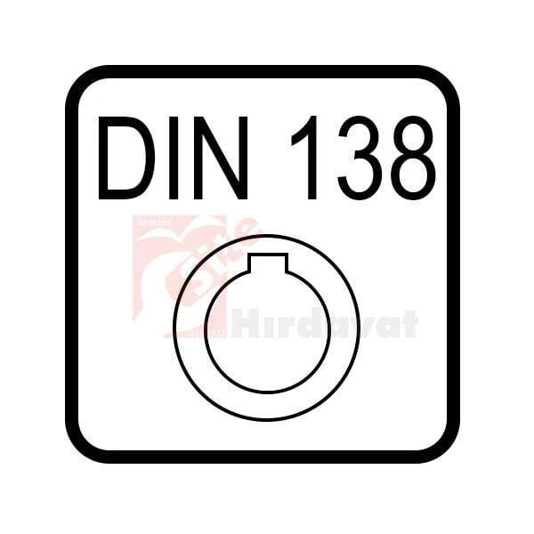 ZPS-FN Kanal Freze 50x5mm 16 Göbek DIN 138