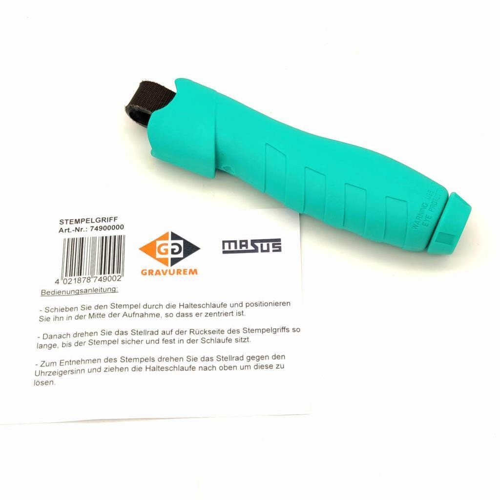 Gravurem Serien-Nr. 749 Çelik Rakam ve Harf Kolu (Plastik Saplı)